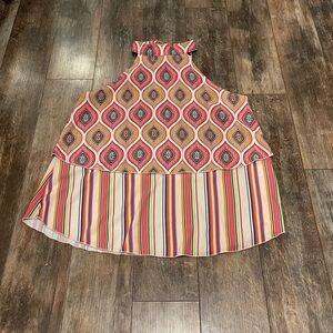 🌺Vibrant Geometric Patterned Tank Top